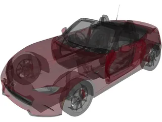 Mazda MX-5 ND (2015) 3D Model preview