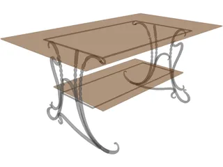 Table 3D Model preview