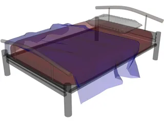 Bed 3D Model preview