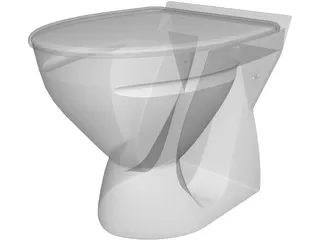 Toilet 3D Model preview
