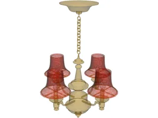 Ceiling Lamp 3D Model preview