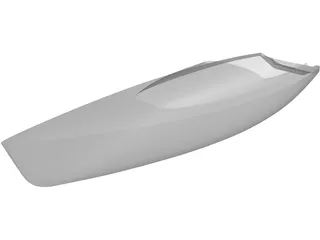 Sailboat 3D Model preview