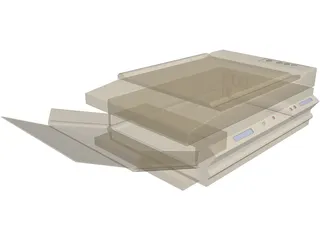 Laser Copy Machine 3D Model preview