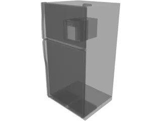 Refrigerator GE 3D Model preview