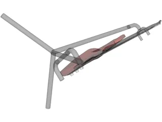 Electric Guitar 3D Model preview