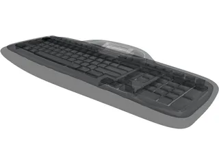 Logitech MX5000 Keyboard 3D Model preview