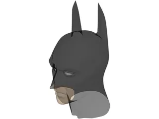 Batman Cowl and Face 3D Model preview