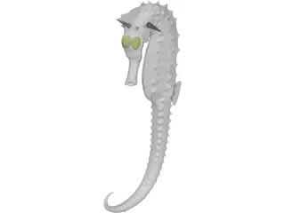 Hippocampe 3D Model preview