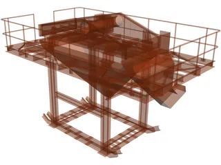 De-Watering Sandscreen 3D Model preview
