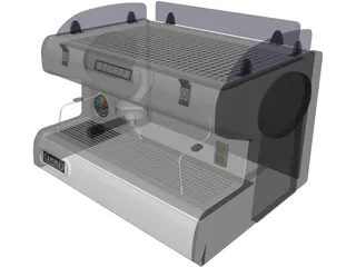Espresso Bar 3D Model preview