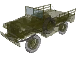 Dodge WC51 3D Model preview