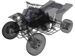 Yamaha Banshee 3D Model preview