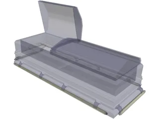 Coffin 3D Model preview