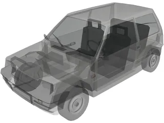 VAZ 1111 Oka 3D Model preview