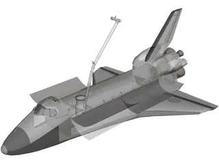 Space Shuttle Discovery 3D Model preview