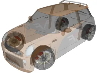 Mini Cooper [Tuned] 3D Model preview