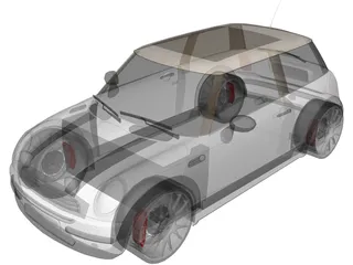 Mini Cooper [Tuned] 3D Model preview