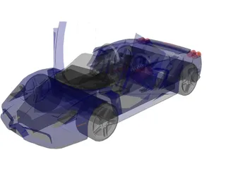 Ferrari Enzo Cabrio [Tuned] 3D Model preview