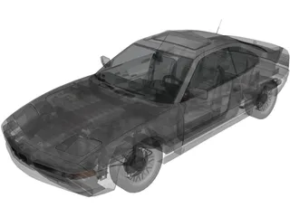 BMW 850i (E31) (1989-1994) 3D Model preview