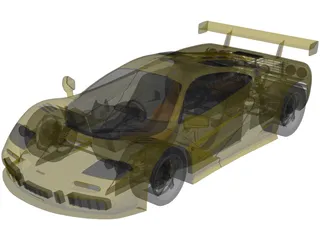McLaren F1 LM 3D Model preview
