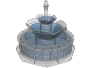 Fountain 3D Model preview