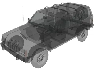 Jeep Cherokee XJ 3D Model preview