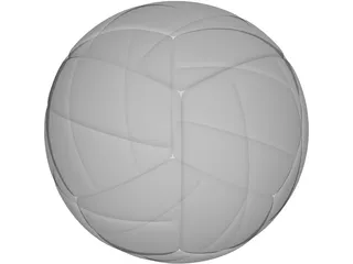 Volleyball 3D Model preview
