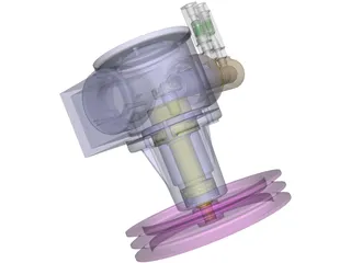 Piston Pomp 3D Model preview