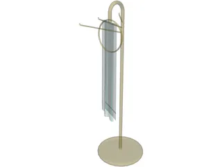 Towel Dryer 3D Model preview