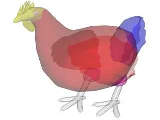 Chicken 3D Model preview