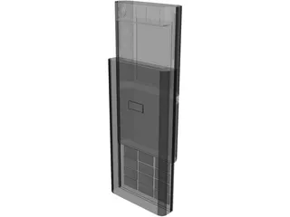 LG Chocolate Slide Phone 3D Model preview