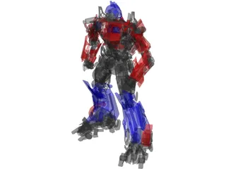 Transformers Movie Optimus Prime 3D Model preview