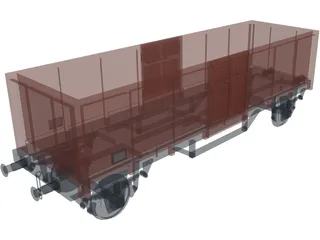 Bulk Carrier 3D Model preview