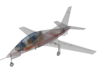 Kitplane ViperJet MKII 3D Model preview