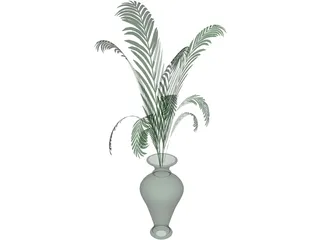 Plant In Vase 3D Model preview