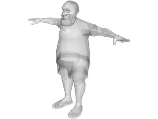 Big Daddy 3D Model preview