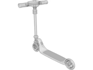 Scooter Electric 3D Model preview
