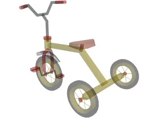 Bike Child 3D Model preview