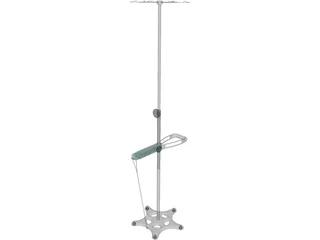 IV Stand 3D Model preview