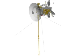 Cassini Probe 3D Model preview
