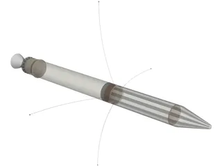 Explorer 1 Probe 3D Model preview
