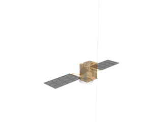 Mars Express Probe 3D Model preview