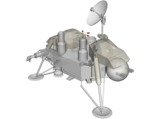 Mars Viking Probe Exploration 3D Model preview