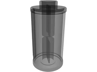35mm Film 3D Model preview