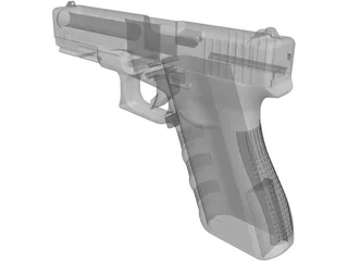 Glock 21 3D Model preview