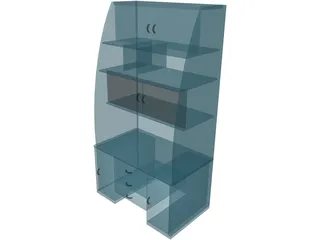 Cabinet 3D Model preview
