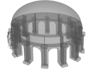 Ancient Dome 3D Model preview