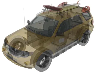 Ford Lifeguard Explorer 3D Model preview