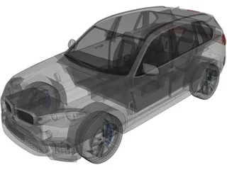 BMW X5M [F15] (2016) 3D Model preview