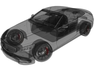 Mercedes-Benz S63 AMG Cabriolet (2017) 3D Model preview